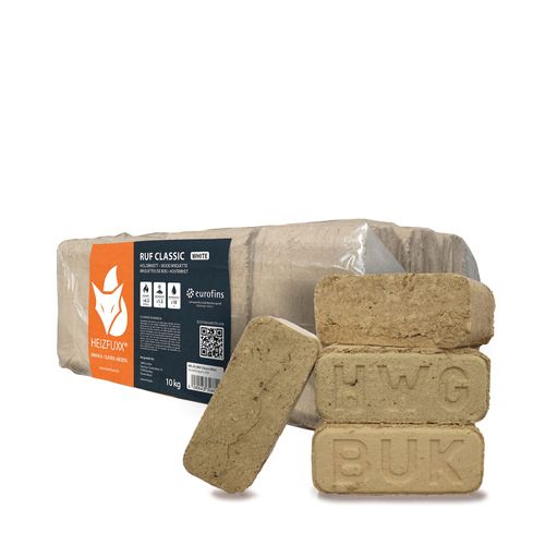 Heizfuxx RUF Classic White 10kg x 30 Gebinde 300kg Palette