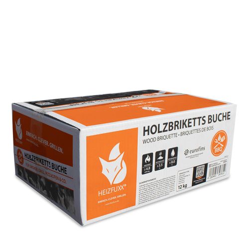 Heizfuxx Nestro Hartholz M 12kg x 25 Karton 300kg Palette