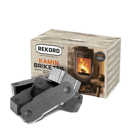 Rekord Braunkohlebriketts 10kg x 30 Paket 300kg Palette