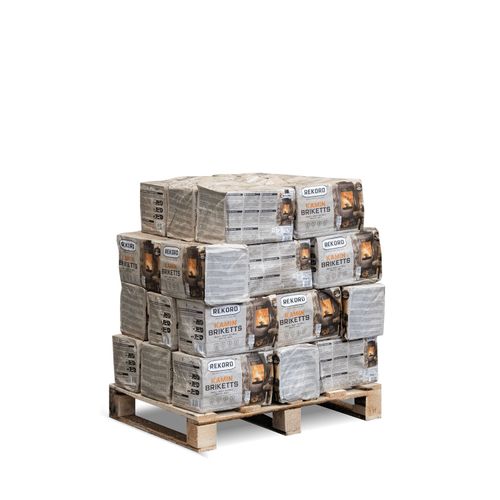 Rekord Braunkohlebriketts 10kg x 30 Paket 300kg Palette