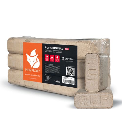 Heizfuxx RUF Original Red 10kg x 30 Gebinde 300kg Palette
