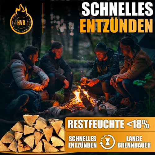 HVR Brennholz Buche - 1,8 Raummeter auf Palette, ofenfertig & trocken