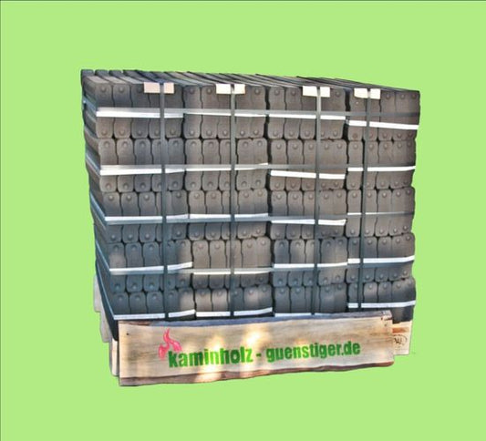 REKORD Kohlebrikett Kohle Briketts Braunkohle 40 x 25 kg, 1000 kg Palette