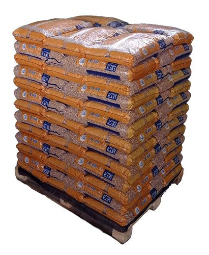 Holzpellets Palette 975 kg 65 Sack x 15 kg Sackware Heizpellets Pellet DIN EN