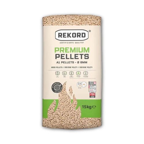 REKORD Holzpellets 6mm ENplusA1 Pellets Nadelholz 990kg Palette